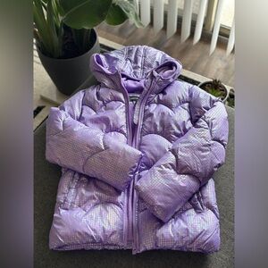 Weather Tamer Big Girls Iridescent Foil Puffer Jacket